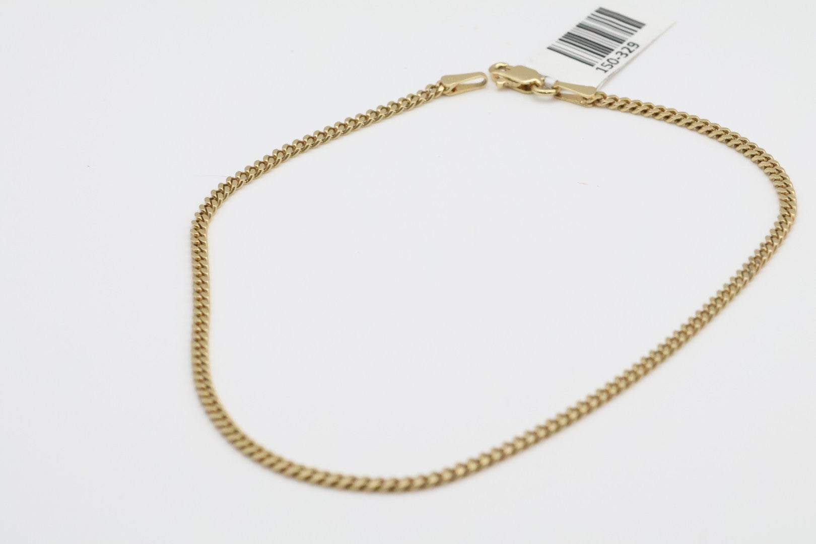 Cuban Anklet 14kt Size 2mm Weight 4.7g
