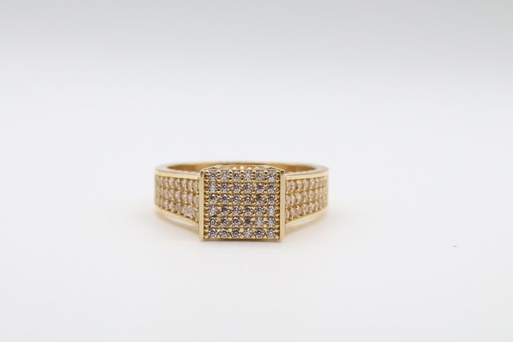 Anillo de Mujer Compromiso 14kt zirconia Weight 4.6g