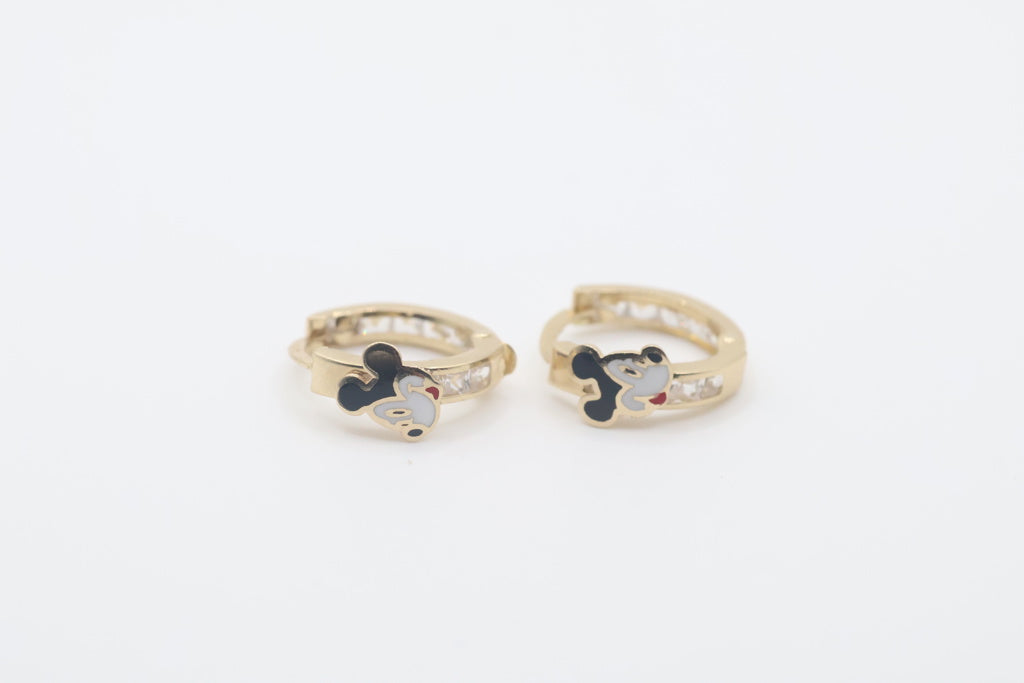 Argollas 14kt Weight 1.37g