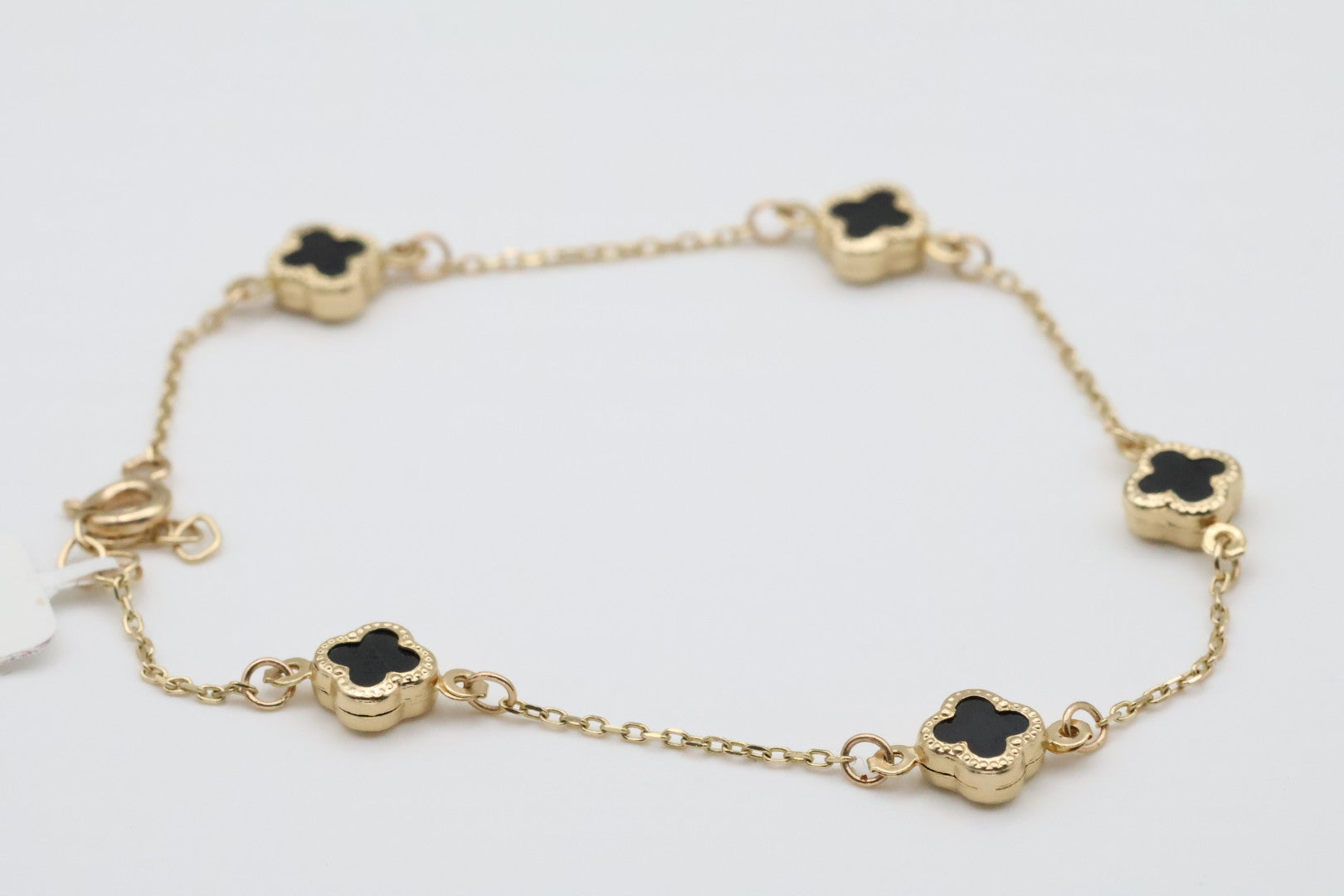 Black Flower Bracelets 14kt Black Weight 2.7g