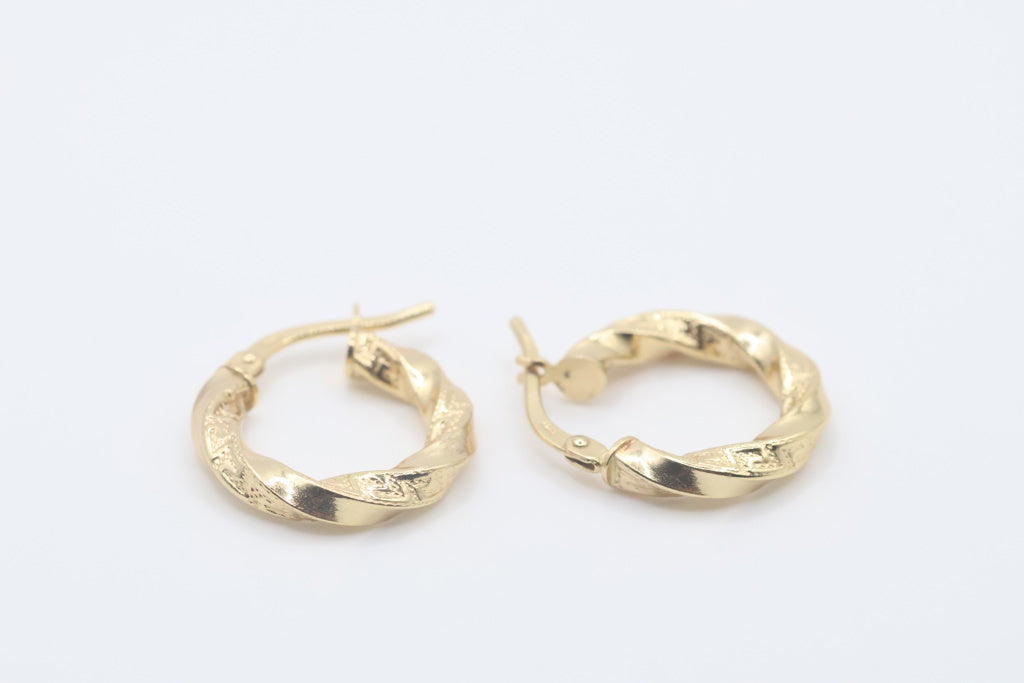 Argollas 14kt