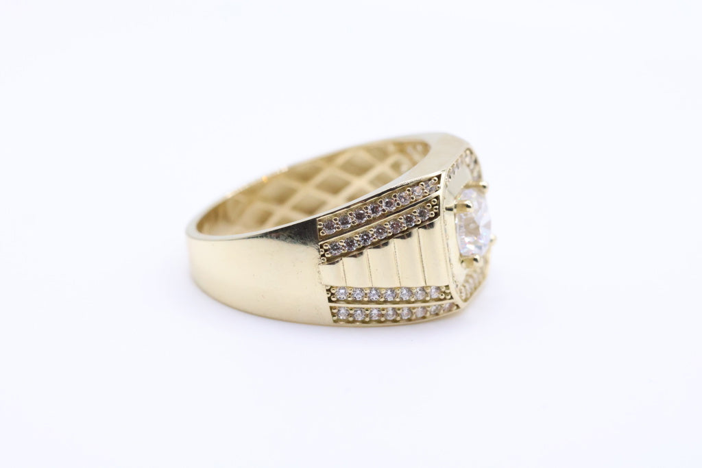 Anillo De Hombre 10Kt Weight 4.36g