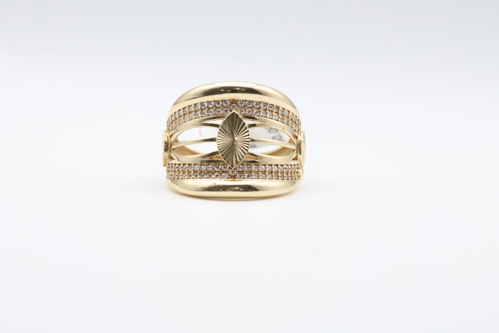 Anillo de Mujer 14kt zirconia Weight 5.5g