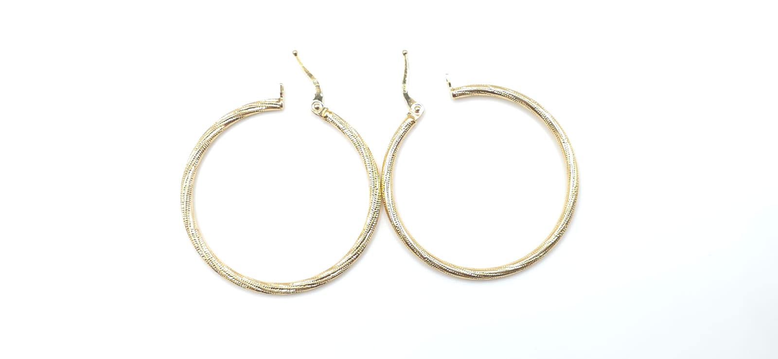 14kt Hoops Size 34mm Weight 1.8g