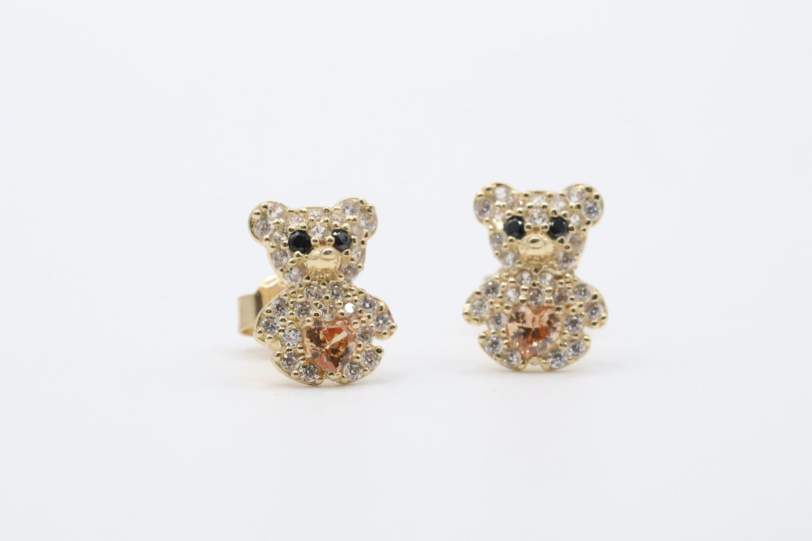 Aretes Ositos 14kt Size 11mm Weight 1.6g