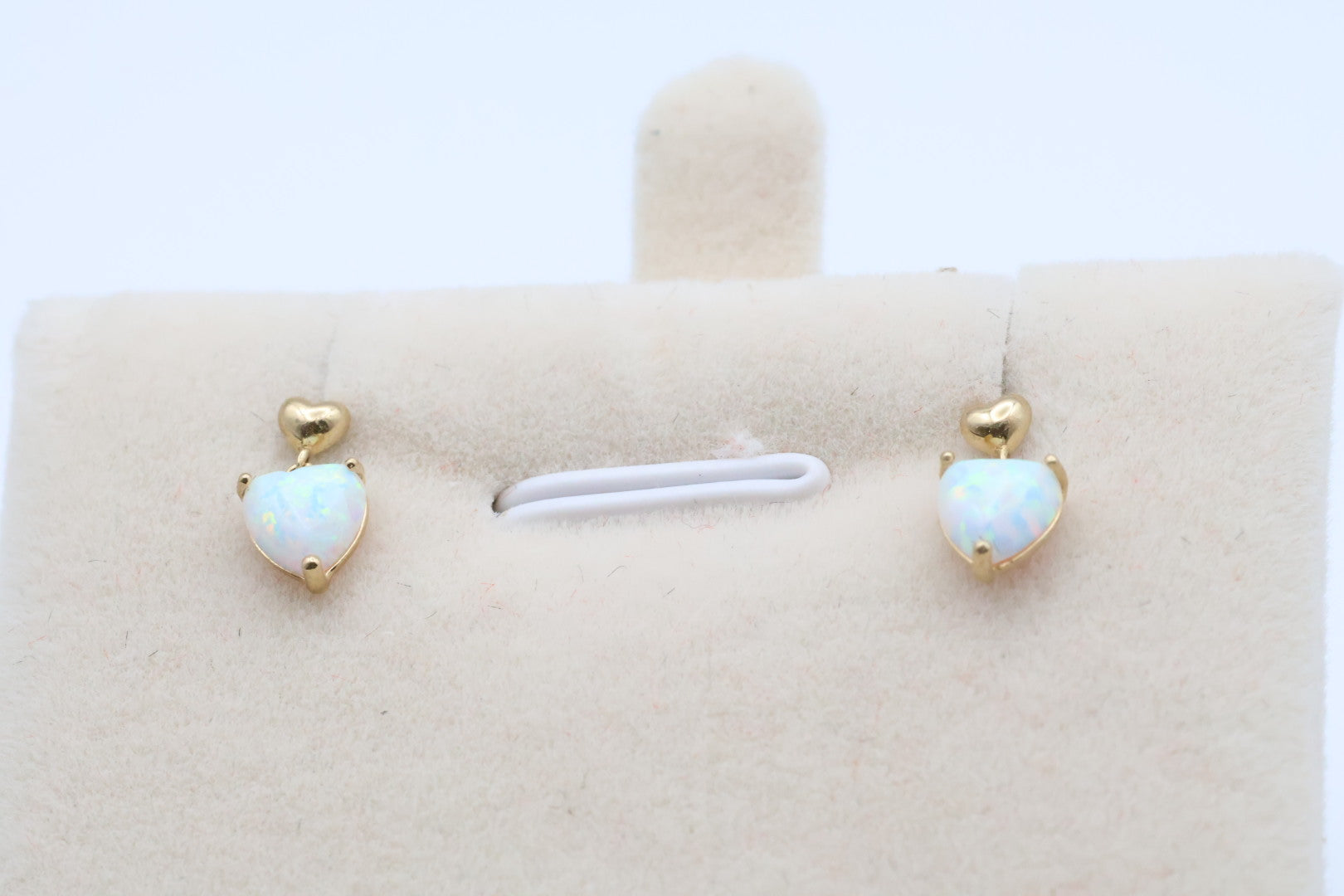 Aretes Corazones 14kt