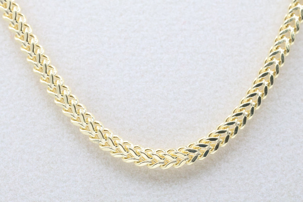 Cadena Franco 14kt Size 3.05mm x 20" Weight 10.55g
