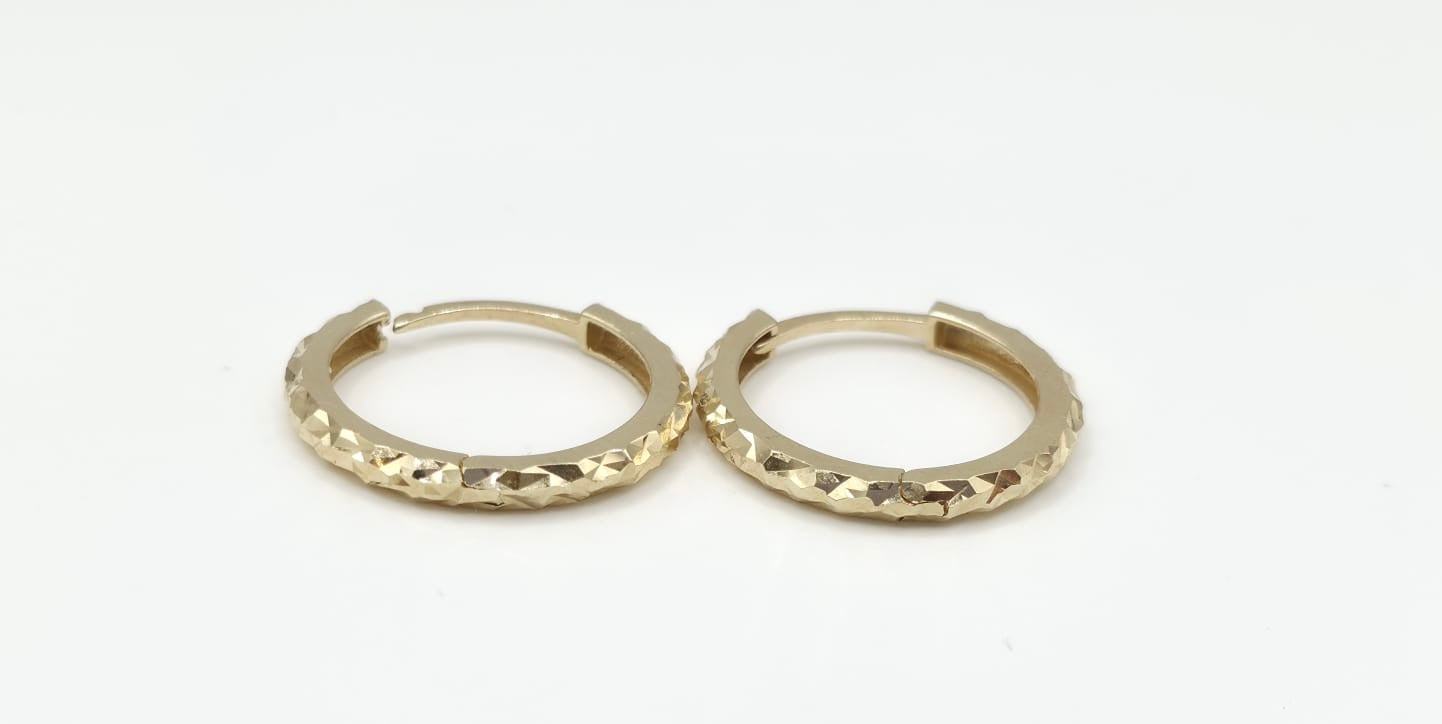 14kt Hoops Size 18mm Weight 1.9g