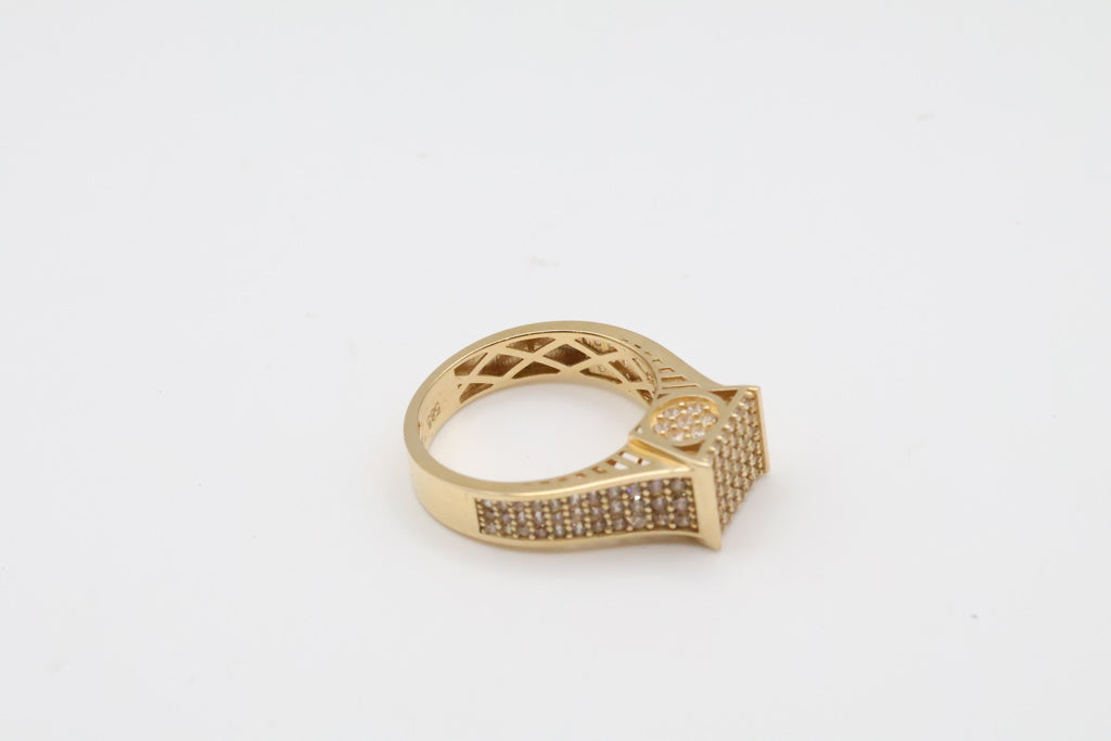Anillo de Mujer Compromiso 14kt zirconia Weight 4.6g