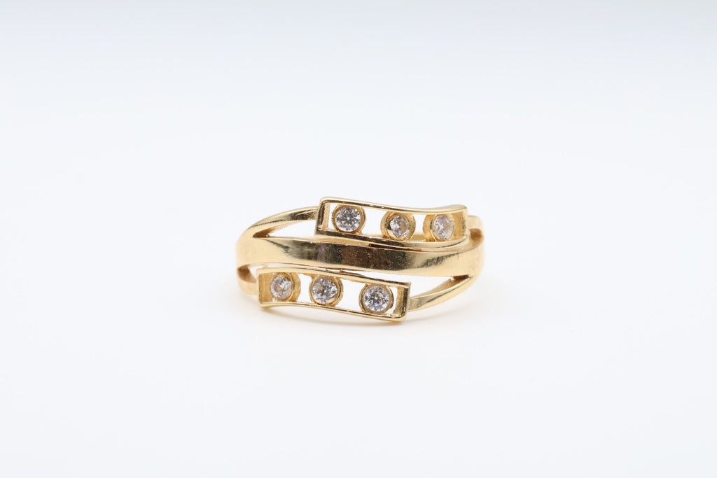 Anillo de Mujer 14kt zirconia Weight 3.3g
