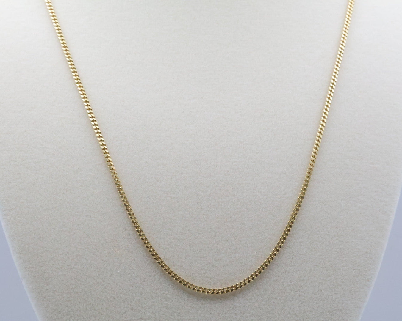Cuban Chain 14kt Size 18" x 1.9mm Weight 7.5g