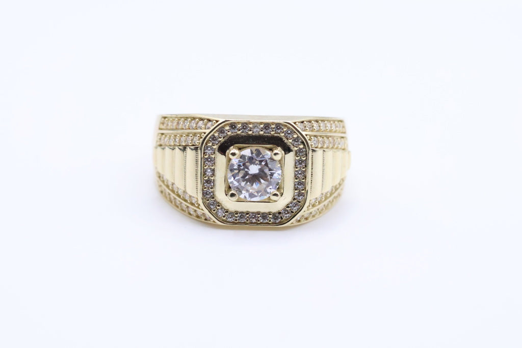 Anillo De Hombre 10Kt Weight 4.36g