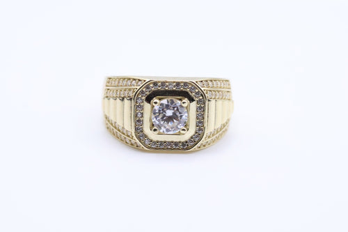 Anillo De Hombre 10Kt Weight 4.36g