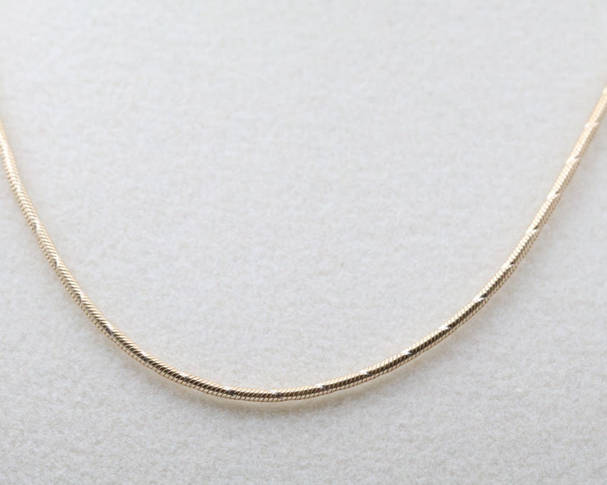Cadena Cable 14kt Size 16" 1mm Weight 5g