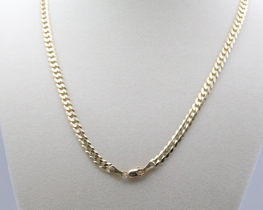 Cadena Italiana 10Kt Size 18" 4.8mm Weight 14.0
