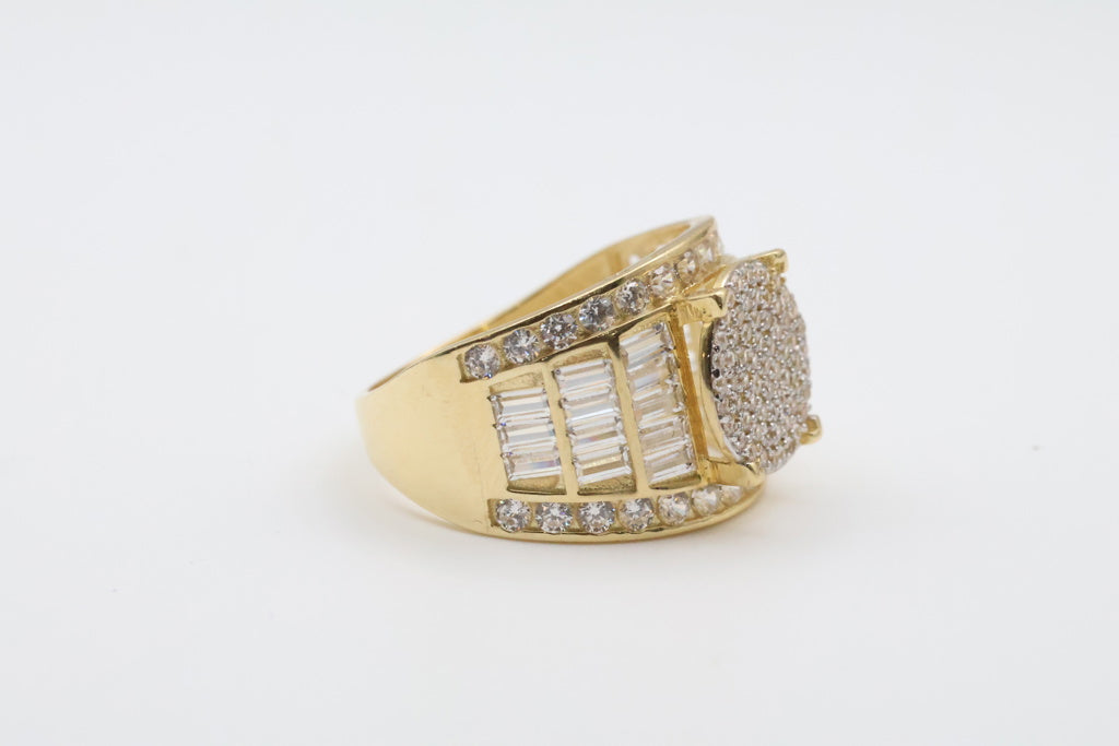 Anillos Compromiso 14kt zirconia Weight 5.3g