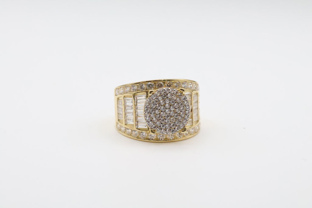 Anillos Compromiso 14kt zirconia Weight 5.3g