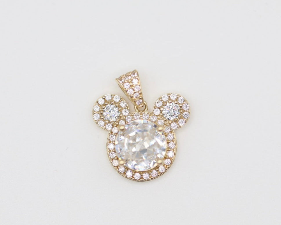 Dijes Mickey 14kt zirconia Weight 2.4g