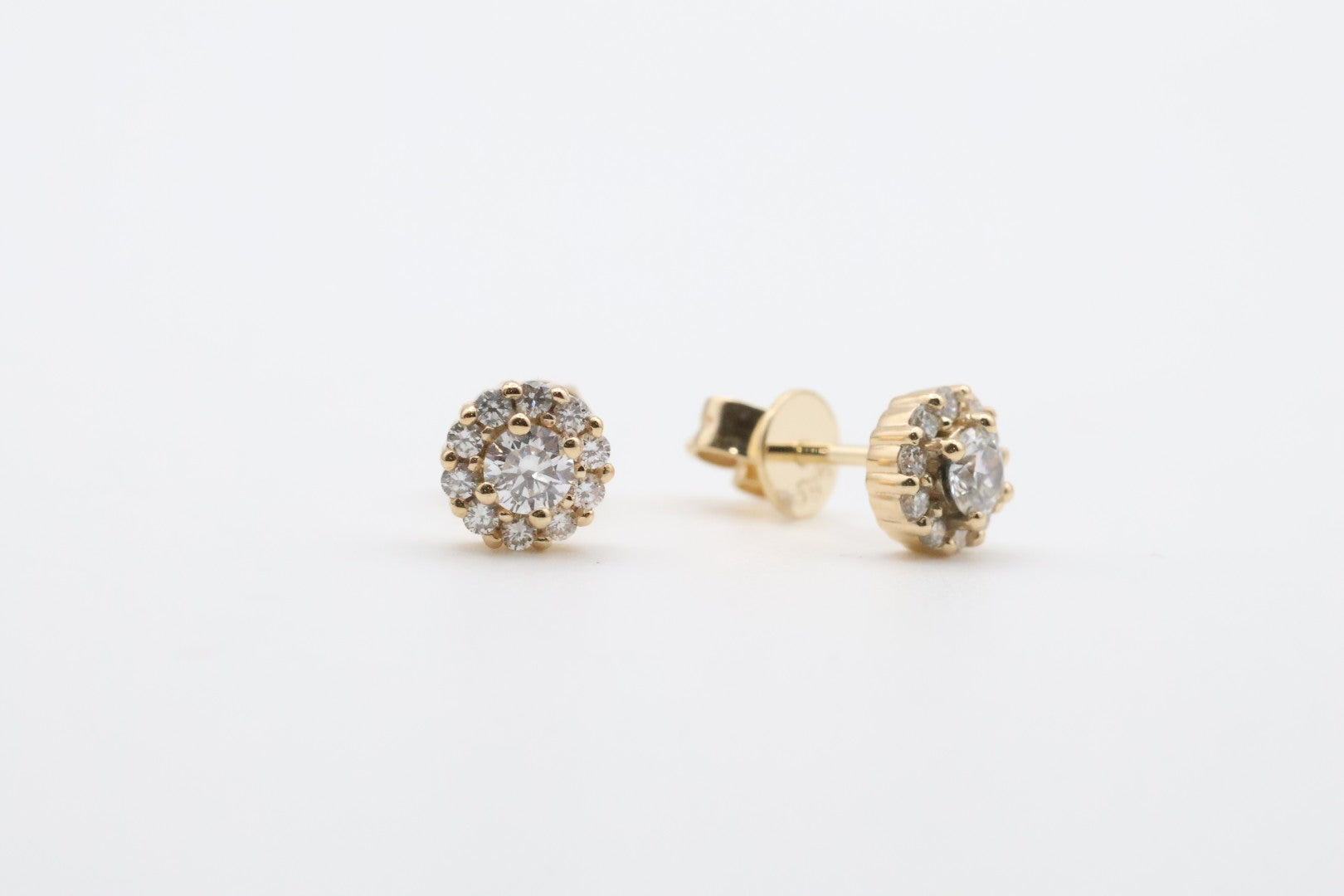 Diamond Earrings 0.4 ct 14kt Lab Diamond