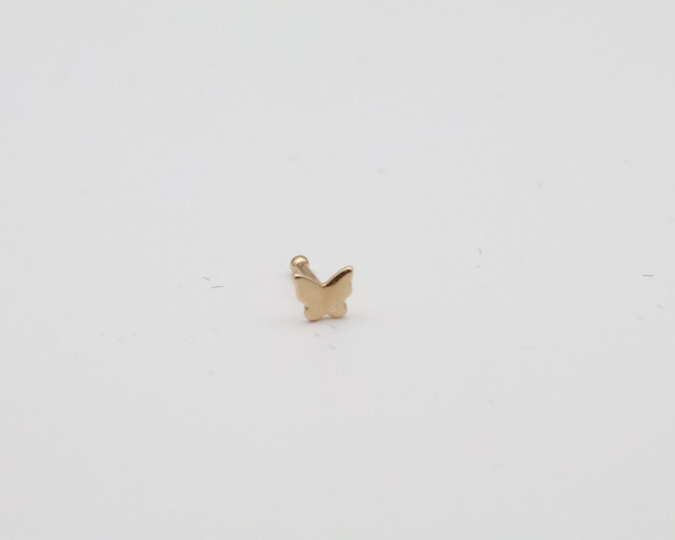 Piercing Mariposa 14kt Size 4mm x 3mm