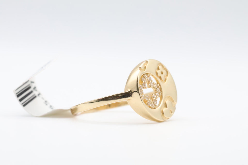 Anillo de Mujer  14kt zirconia Weight 2.21g