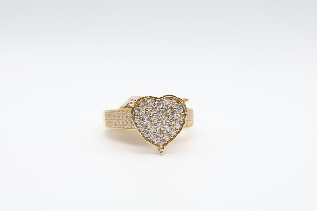 Anillo de Mujer Compromiso 14kt zirconia Weight 4.3g