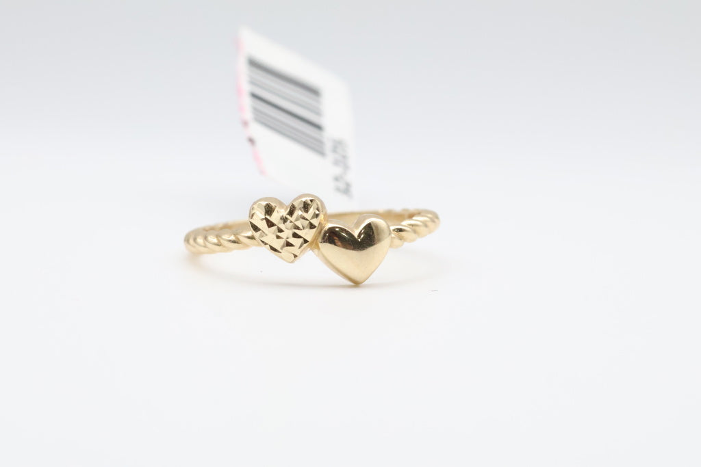 Anillo de Mujer Corazon 14kt Weight 1.5g