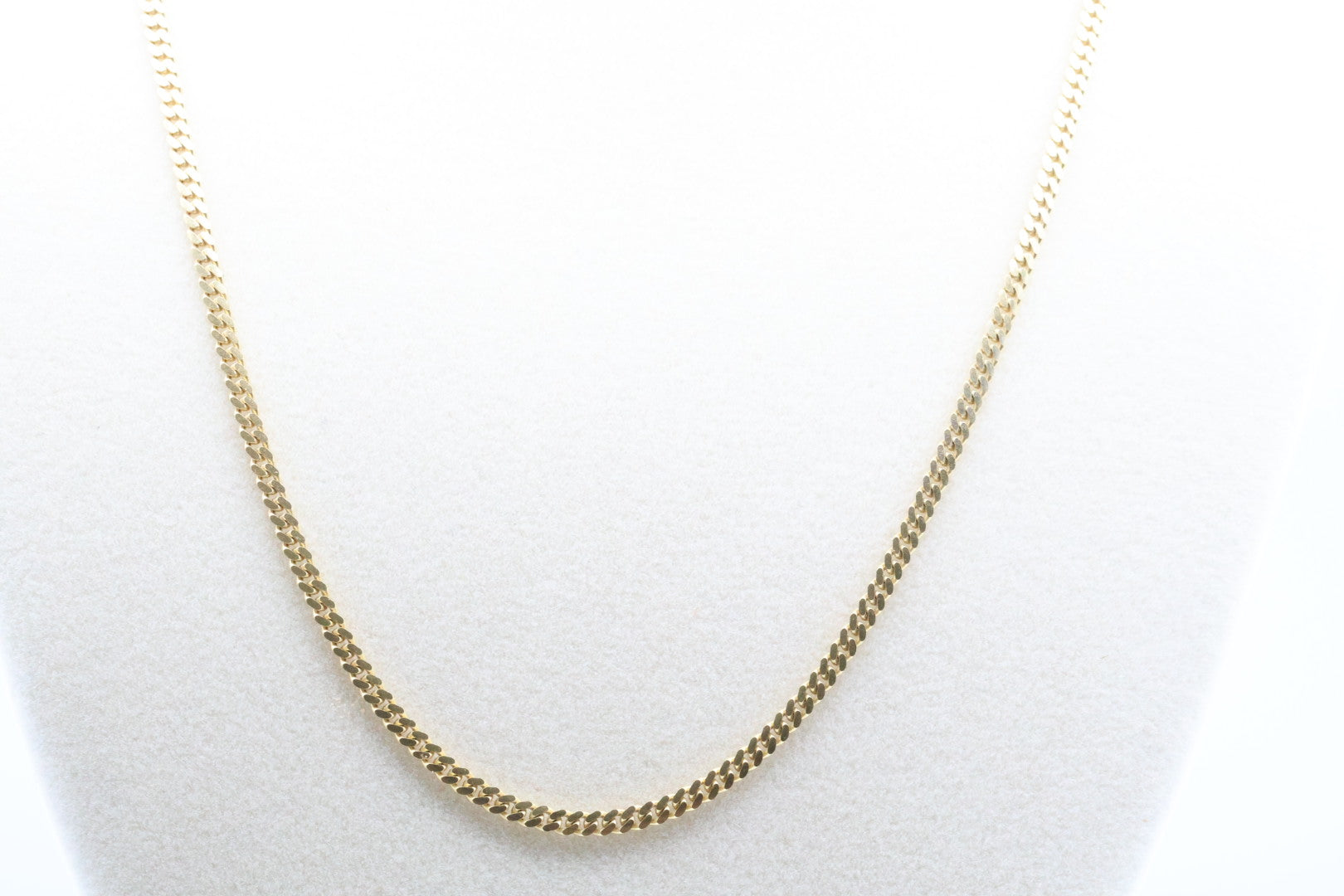 Cuban Chain 14kt Size 18" 2mm Weight 6.6g