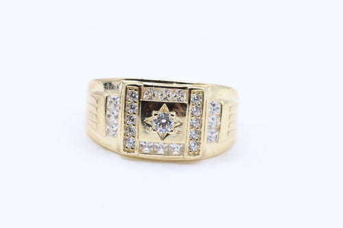 Anillo De Hombre 10Kt Weight 4.87g