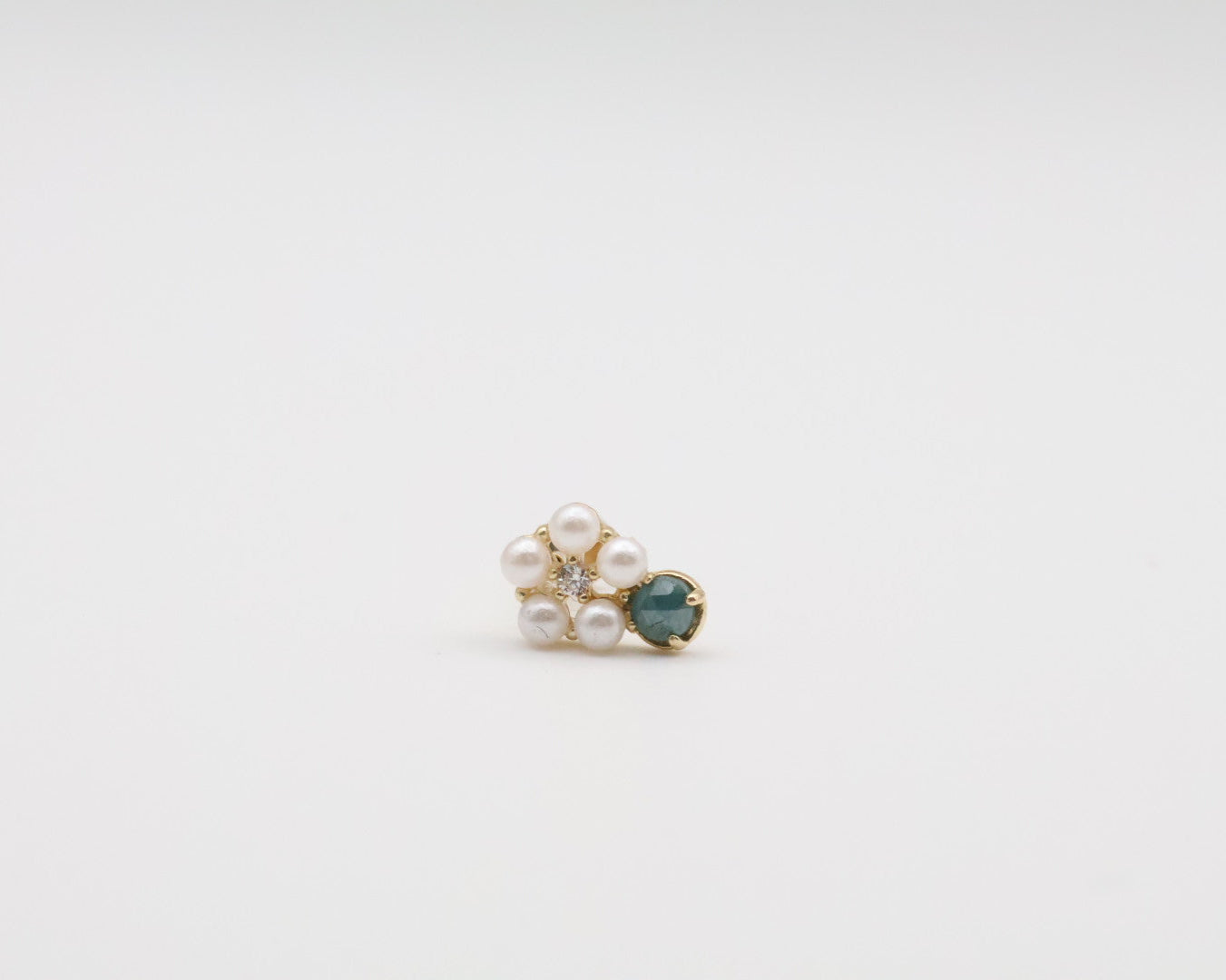Piercing Flor 14kt Size 8.2mm