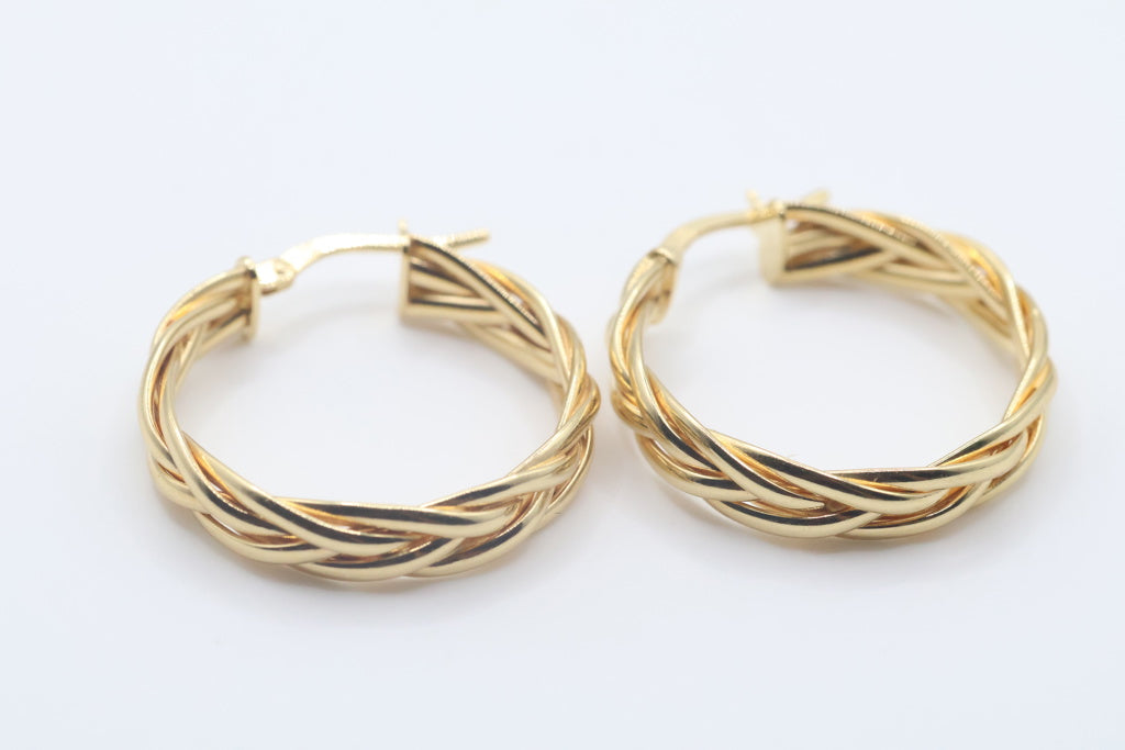 Argollas 14kt