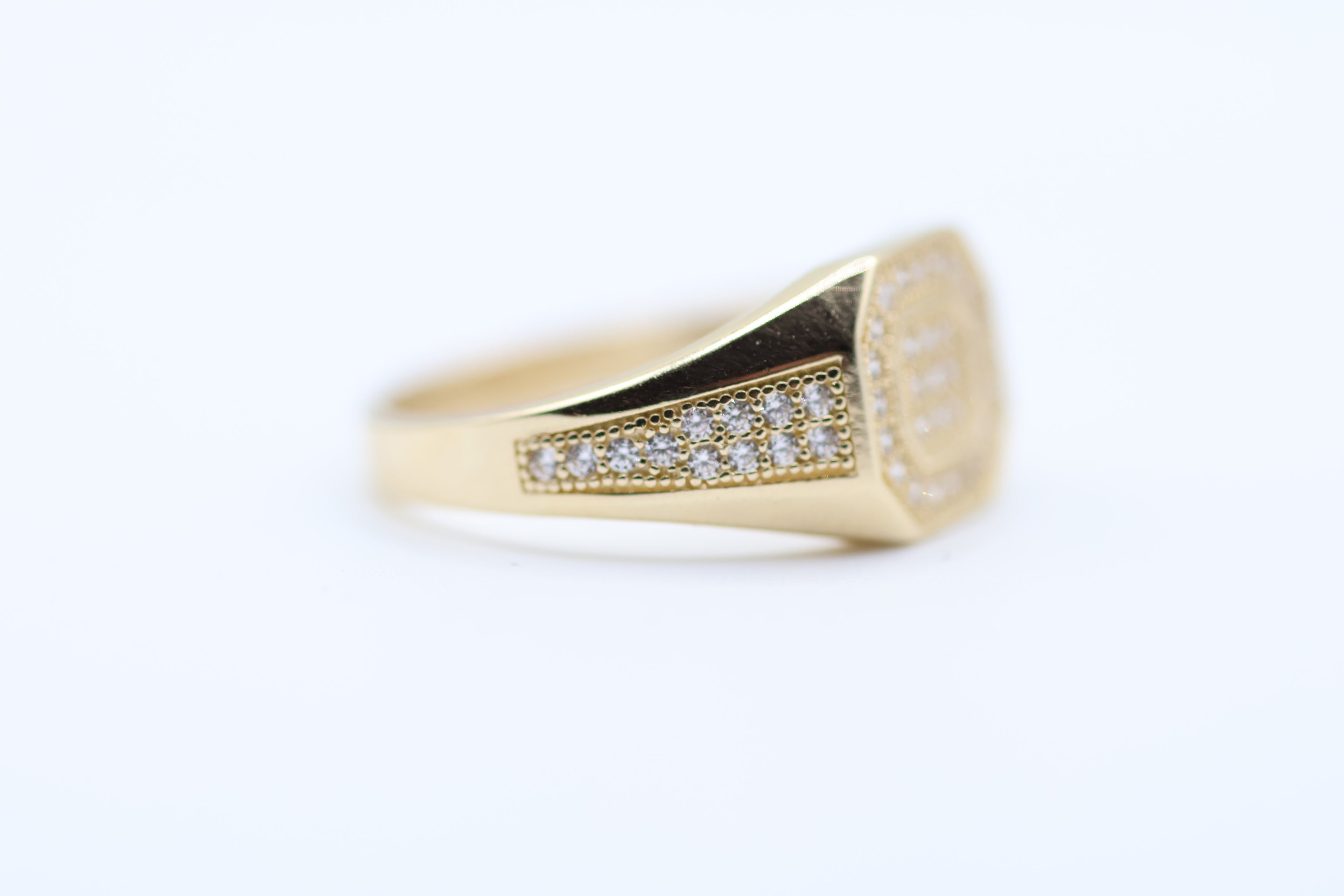 Anillo De Hombre 14kt Weight 3.92g