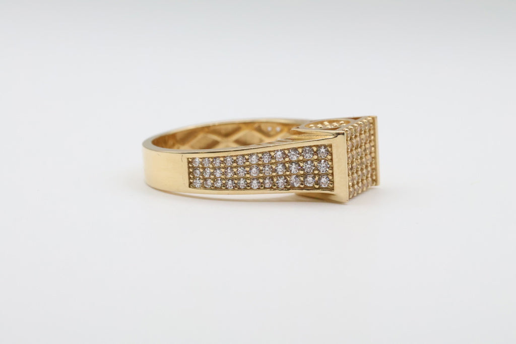 Anillo de Mujer Compromiso 14kt zirconia Weight 4.6g