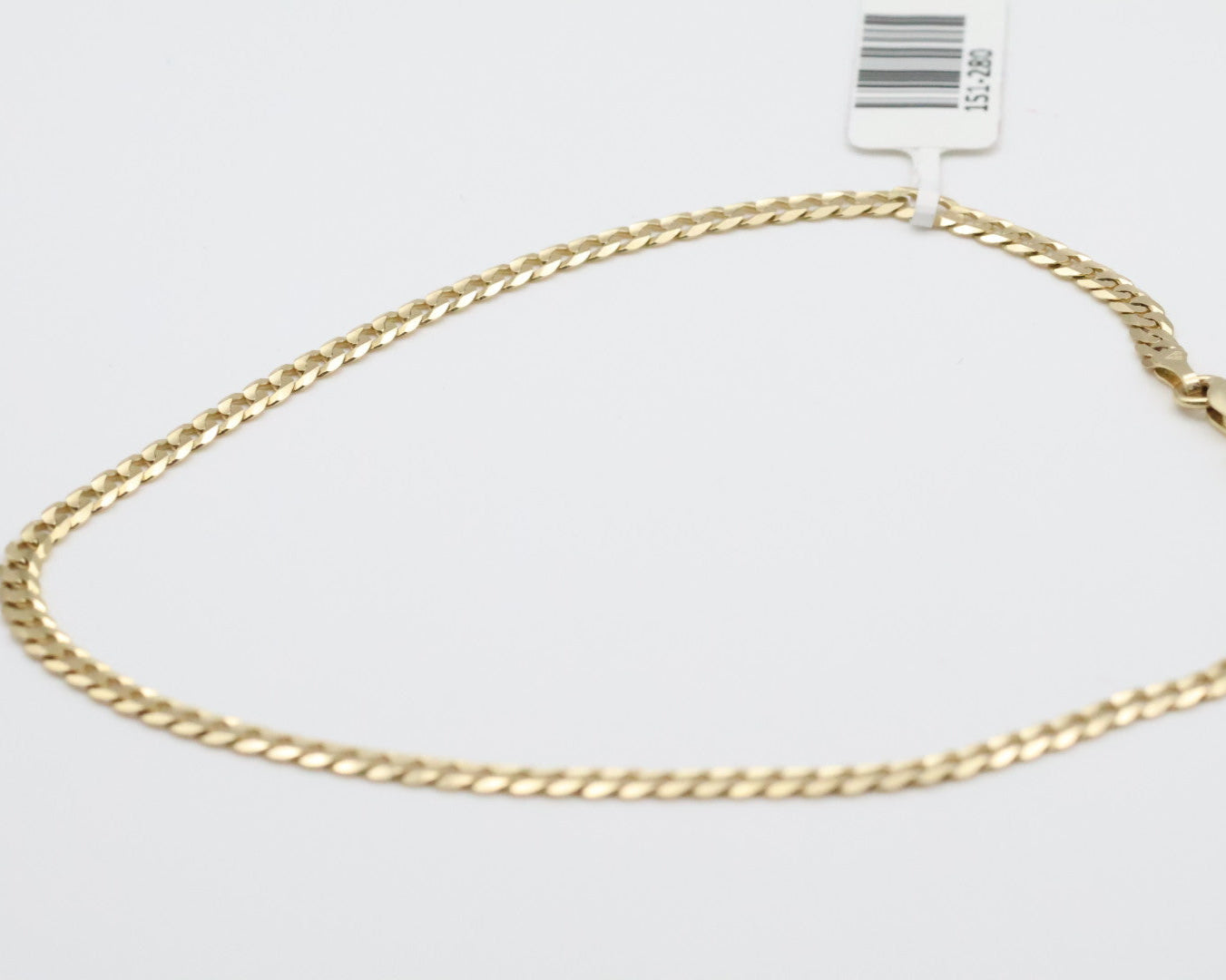 Tobillera Italiana 14kt Size 3mm Weight 4.0g