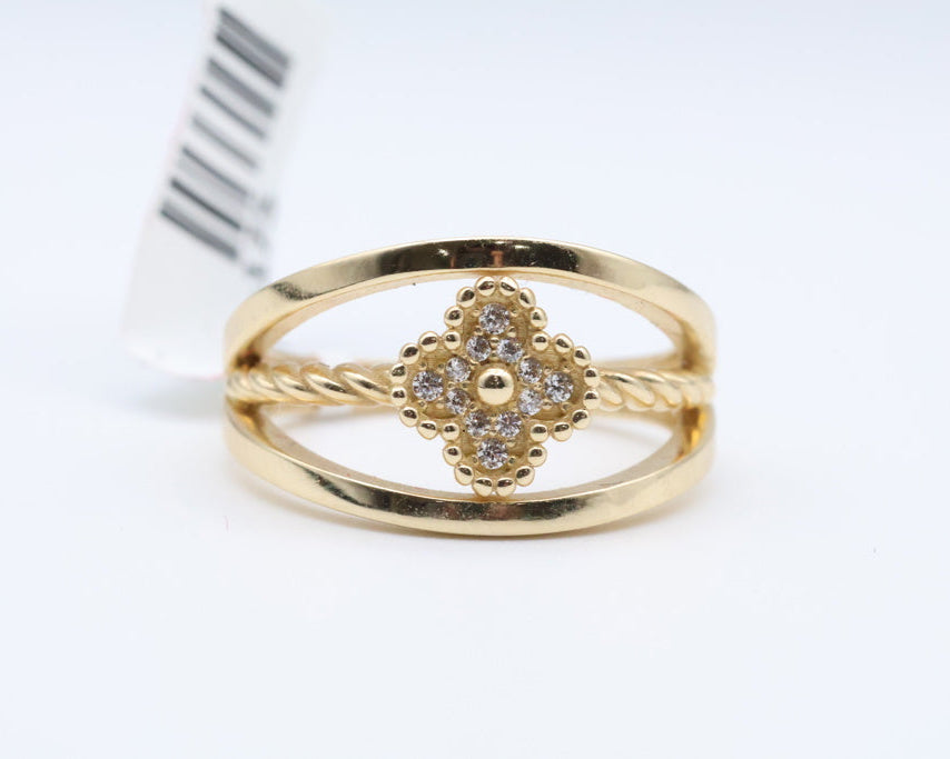 Anillo de Mujer  14kt zirconia Weight 2.5g
