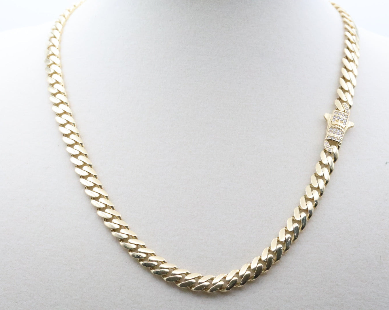 Cadena Monaco 14kt Size 16" 6mm Weight 15g