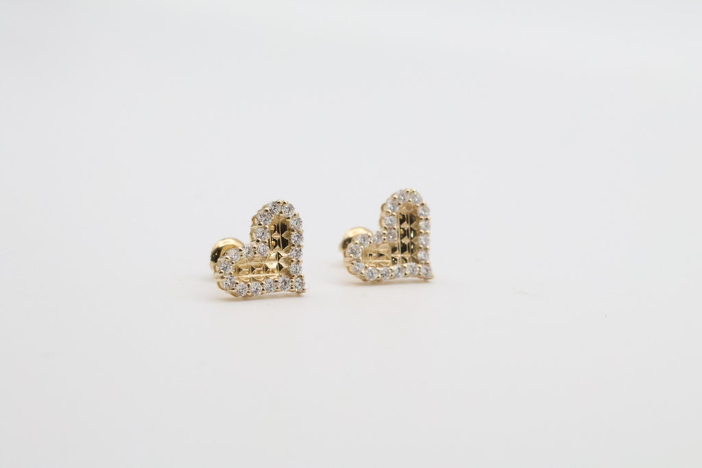 Aretes de Diamantes 0.5 ct 14kt Diamante de Laboratorio Size 12mm x 9.3mm