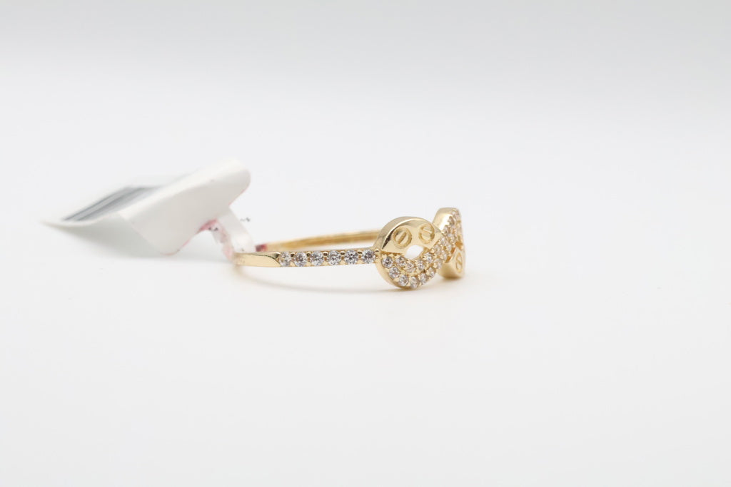 Anillo de Mujer 14kt Weight 1.3g