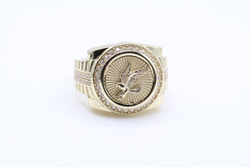 Anillo De Hombre 10Kt Weight 5.84g