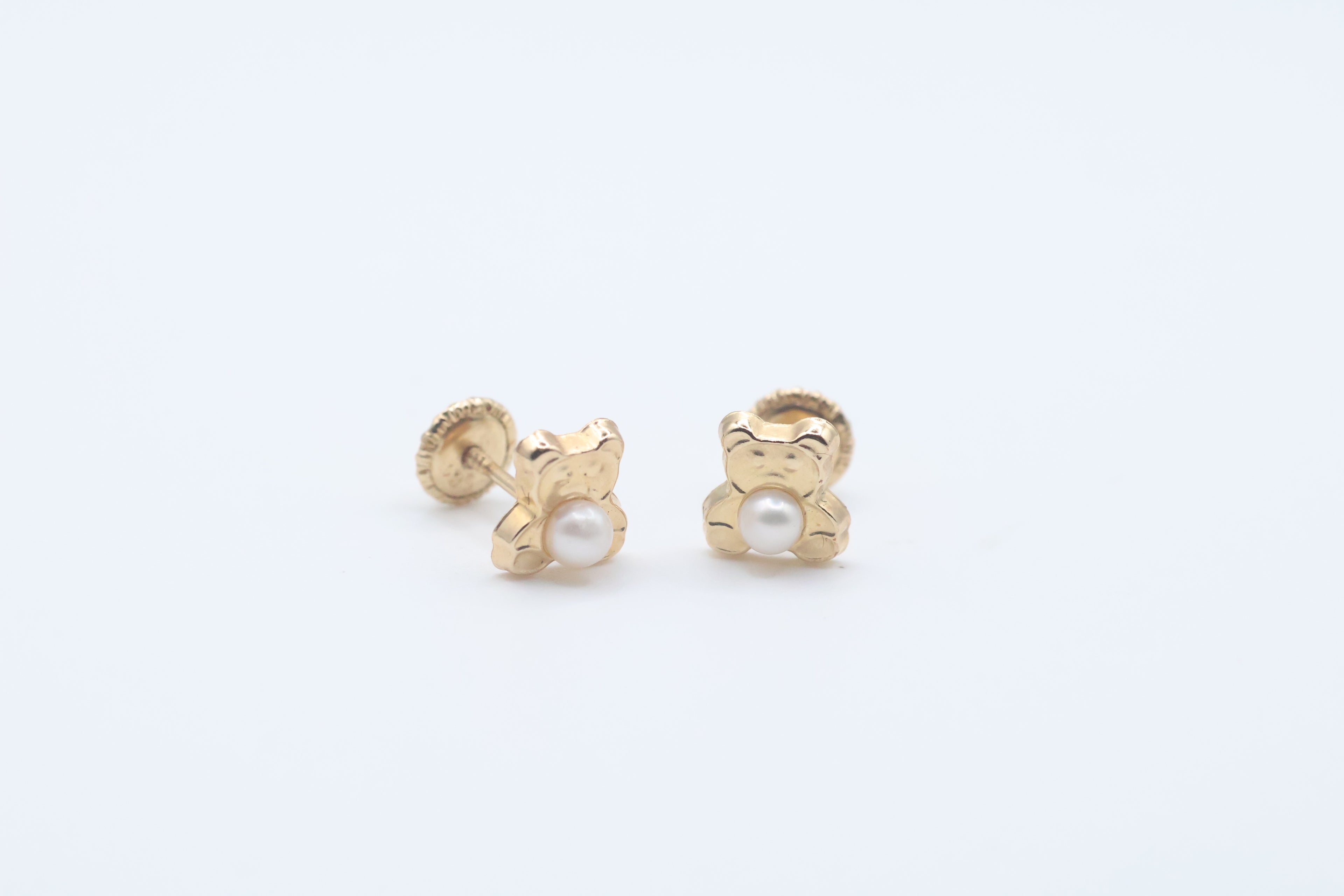 Aretes Ositos 14kt