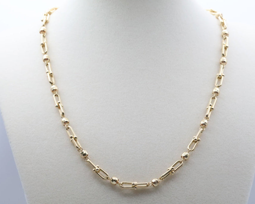Cadena 14kt Size 17" Weight 12.7g