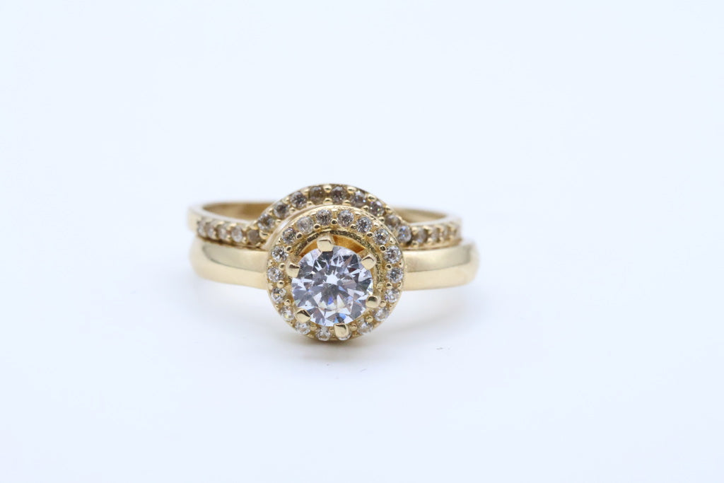 Anillo de Mujer Compromiso 2 14kt Weight 4.7g