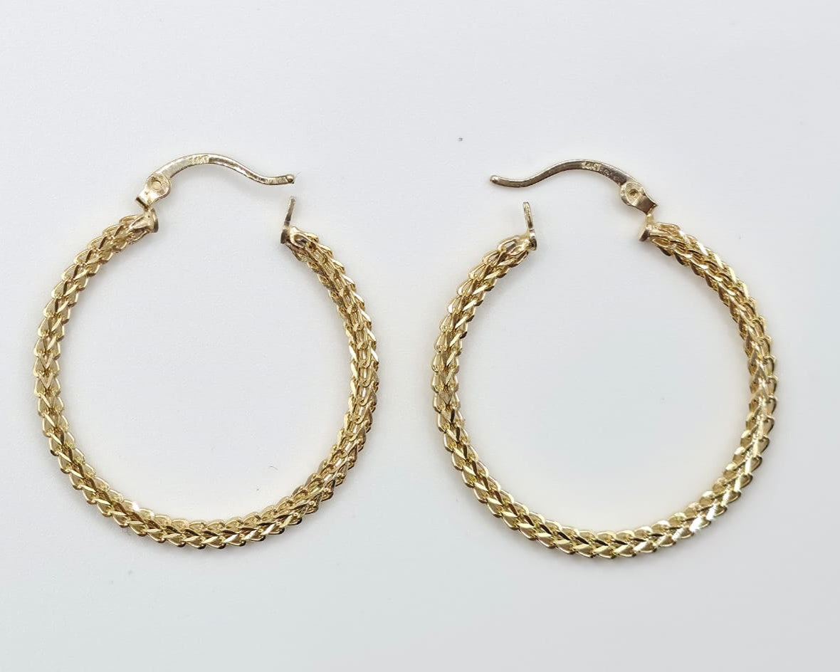 Argollas Argollas 14kt Size 29mm Weight 3.2g