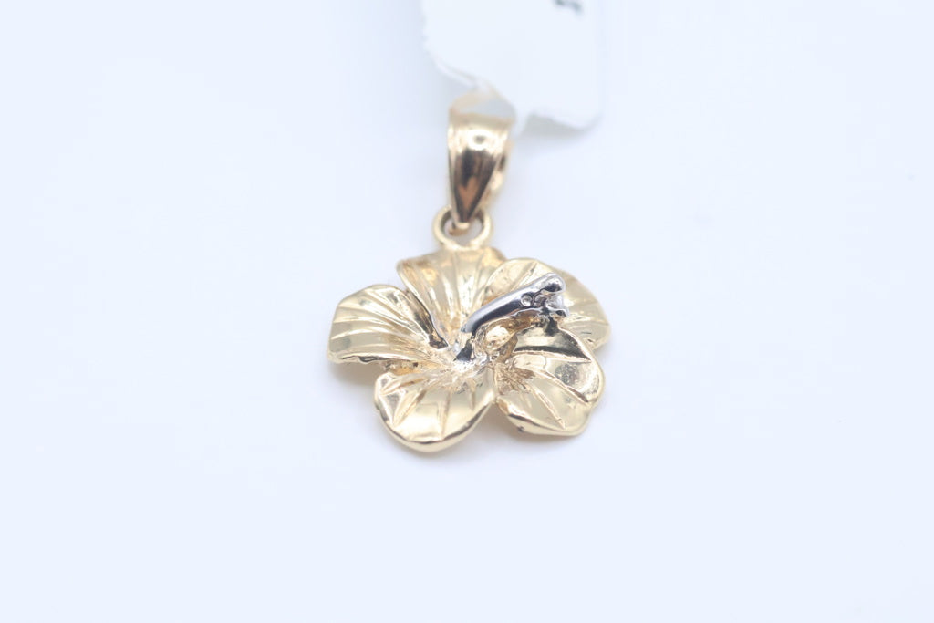 Dijes Flor 14kt Weight 1.8g