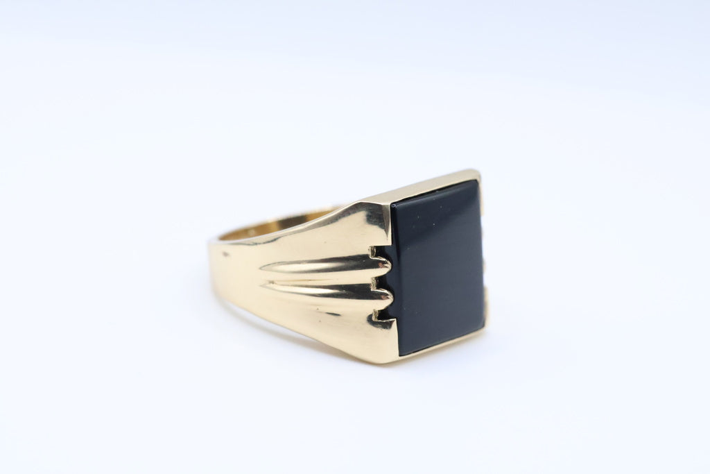 Anillo De Hombre 14kt Weight 8.57g