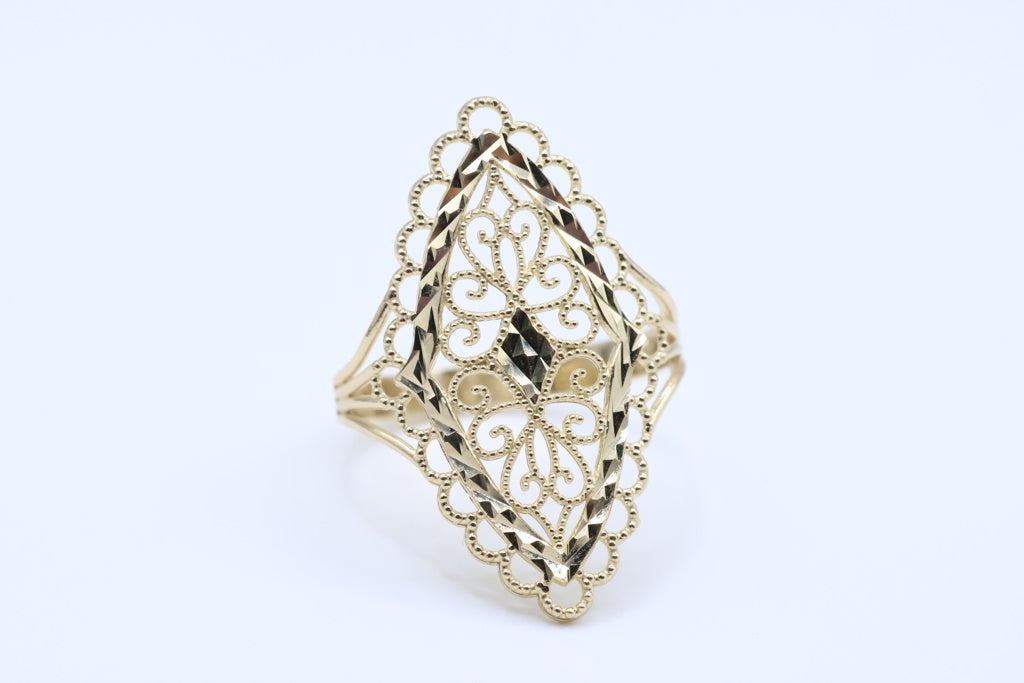 Anillo de Mujer 10Kt Weight 2.39g