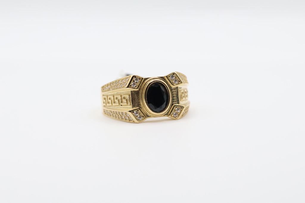 Anillo De Hombre Negro 10Kt Weight 6.3g