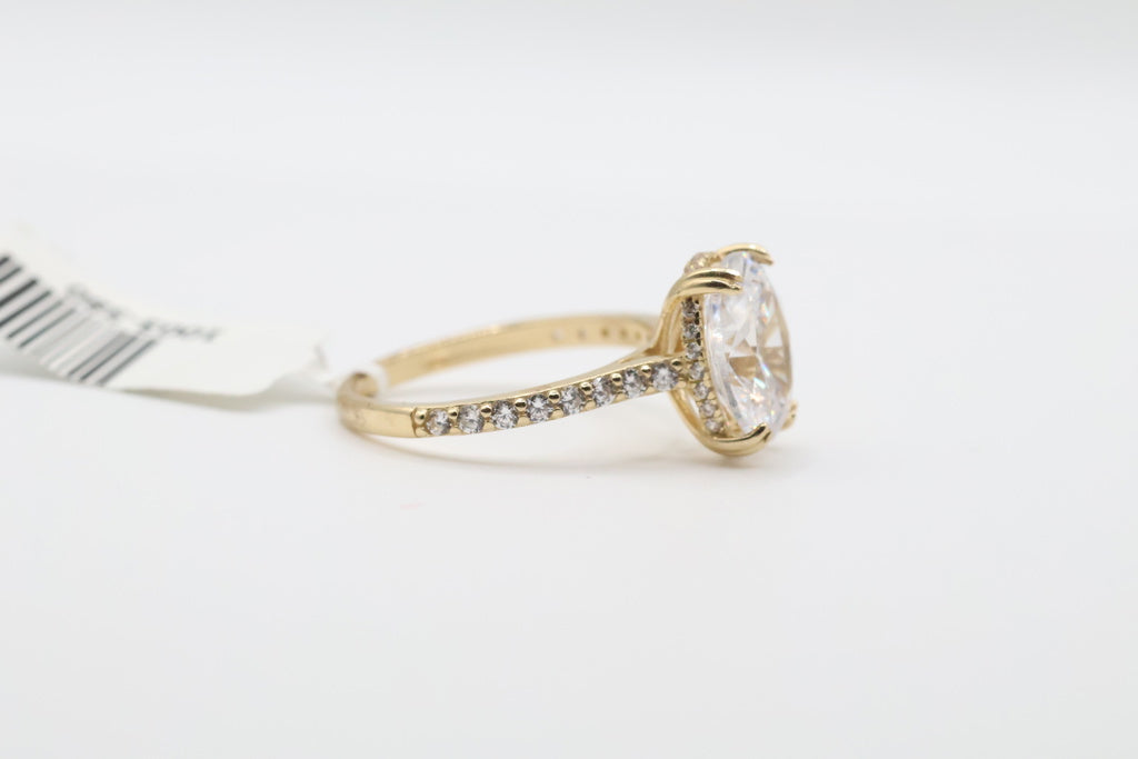 Anillo de Mujer Compromiso Solitario 14kt Weight 3.8g