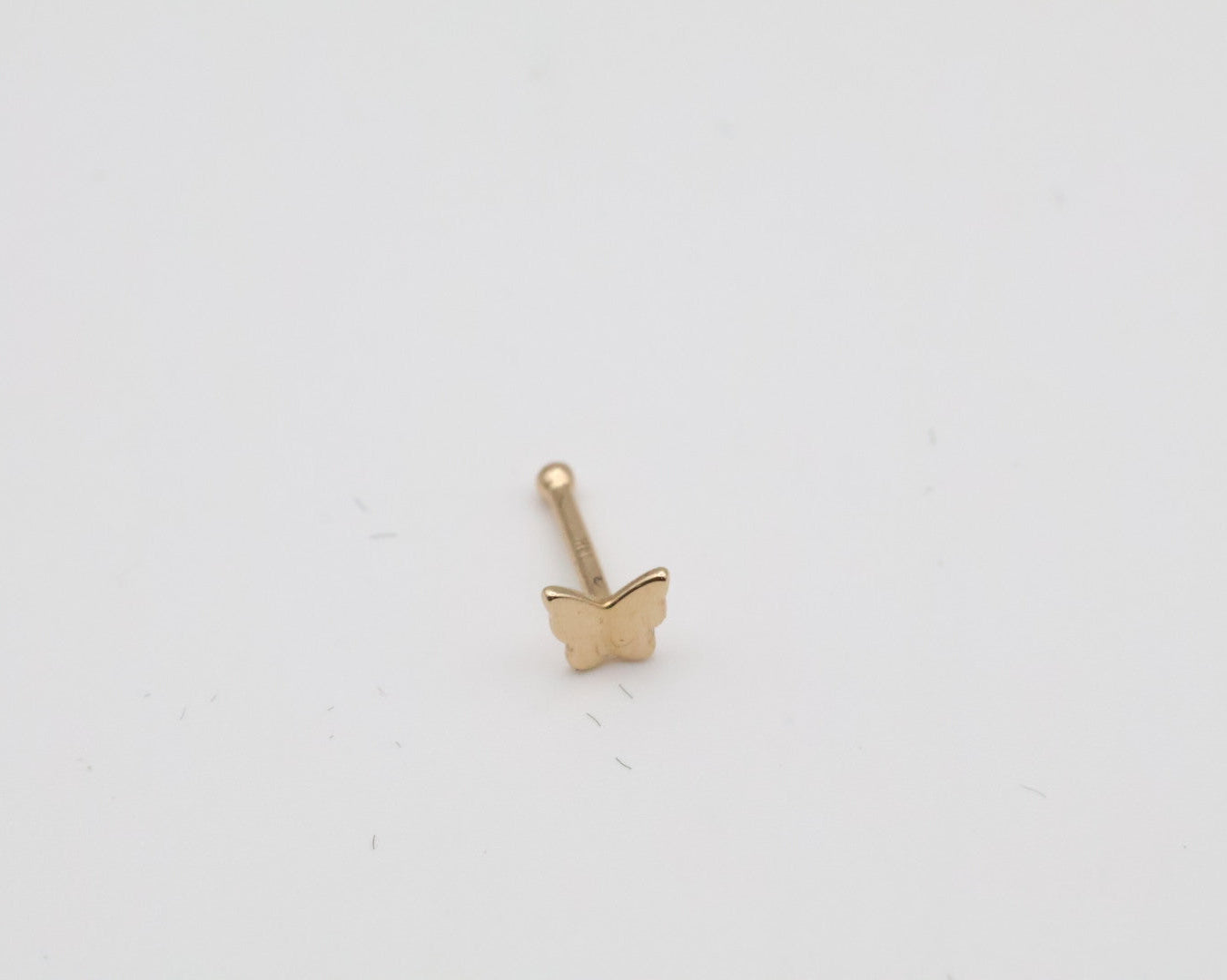 Piercing Mariposa 14kt Size 4mm x 3mm