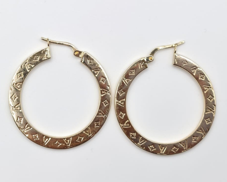 Argollas Argollas 14kt Size 31mm Weight 3.7g